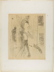 Yvette Guilbert på scenen, fra Yvette Guilbert af Henri de Toulouse-Lautrec