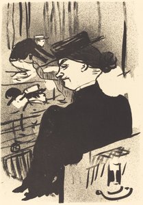 En tilskuer En tilskuer, 1893. af Henri de Toulouse Lautrec