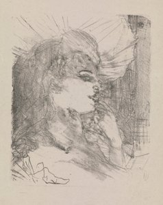 Anna Held, fra Portrætter d af Henri de Toulouse Lautrec