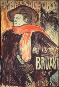 Aristide Bruant til ambassadørerne af Henri de Toulouse Lautrec