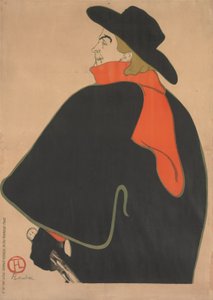 Aristide Bruant i sin kabaret af Henri de Toulouse-Lautrec