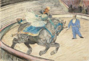 I cirkus: Arbejde i manegen af Henri de Toulouse-Lautrec