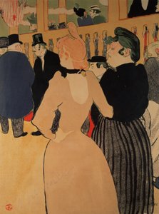 Ved Moulin Rouge: La Goulue og hendes søster, 1892 af Henri de Toulouse Lautrec