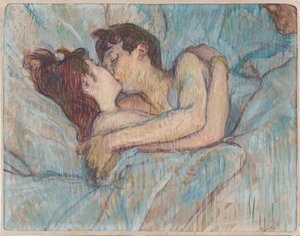 I sengen: Kysset, 1892