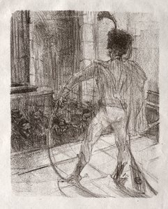 Ved foden af ​​Sinai: Schlomé Fuss ved synagogen af Henri de Toulouse-Lautrec