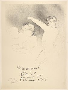Hos Varieteterne, Miss Lender og Brasseur af Henri de Toulouse-Lautrec
