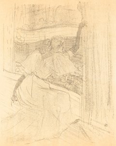 Bøjer sig for publikum (Saluant le public) af Henri de Toulouse Lautrec