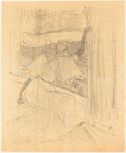 Bøjer sig for publikum Saluant le public, 1898. af Henri de Toulouse Lautrec
