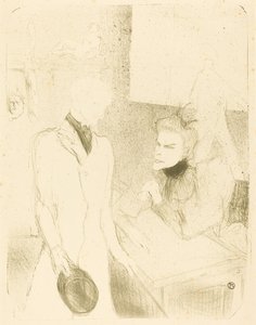 Brandes og Le Bargy i Cabotins Brandès og Les Bargy i Cabotins, 1894. af Henri de Toulouse Lautrec