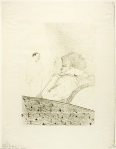 Brandès i sin æske af Henri de Toulouse Lautrec