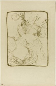 Buste af Mademoiselle Marcelle Lender af Henri de Toulouse Lautrec