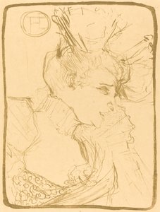 Bust of Mlle. Marcelle Lender (Mlle. Marcelle Lender, en buste) af Henri de Toulouse Lautrec