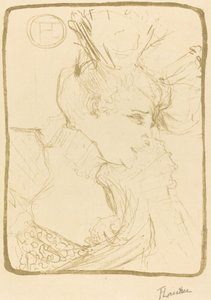 Bust of Mlle. Marcelle Lender Mlle. Marcelle Lender, en buste, 1895. af Henri de Toulouse Lautrec