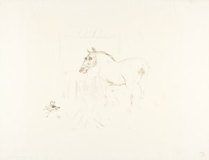 Calmèses lille pony af Henri de Toulouse-Lautrec