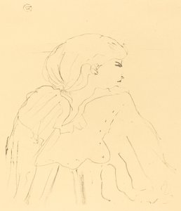 Cassive, 1896. af Henri de Toulouse Lautrec