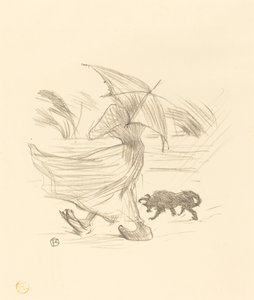 Hvad regnen siger, 1895. af Henri de Toulouse Lautrec
