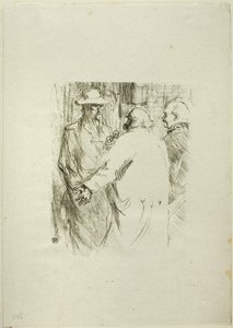 Clemenceau i Busk, fra Au Pied du Sinaï af Henri de Toulouse Lautrec