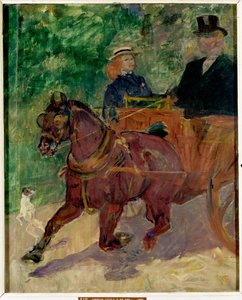 Kolber spændt til en vogn, 1900 af Henri de Toulouse Lautrec