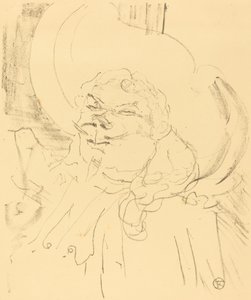 Coquelin den ældre Coquelin aine, 1896. af Henri de Toulouse Lautrec