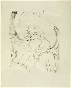 Coquelin den ældre, fra Treize Lithographies af Henri de Toulouse Lautrec
