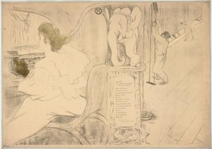 Original trykt omslag af Henri de Toulouse-Lautrec
