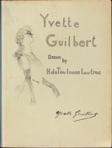 Cover, Yvette Guilbert af Henri de Toulouse Lautrec