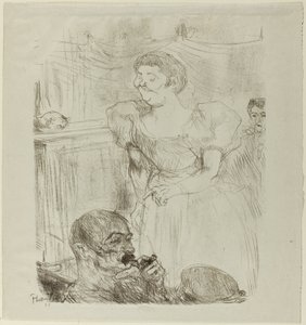Di ti Fellow, engelsk sangerinde i en café-koncert af Henri de Toulouse Lautrec