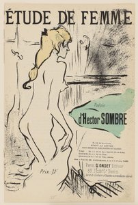 Kvindestudie af Henri de Toulouse Lautrec