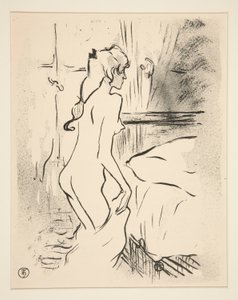 Etude de femme (studie af en kvinde) af Henri de Toulouse-Lautrec