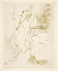 Etude de femme (studie af en kvinde) af Henri de Toulouse-Lautrec