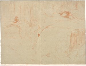 Kvinde på ryggen, træthed af Henri de Toulouse Lautrec