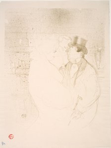 Ida Heath au Bar af Henri de Toulouse-Lautrec