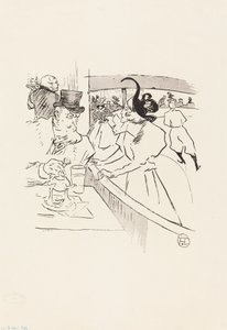 I Skating Professional Beauty af Henri de Toulouse Lautrec