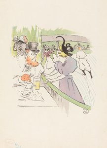 I Skating Professional Beauty, 1895. af Henri de Toulouse Lautrec