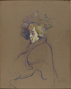 Jane Avril, 1892. af Henri de Toulouse Lautrec