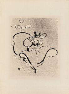 Jane Avril, aus Le Café-Concert von Henri de Toulouse-Lautrec