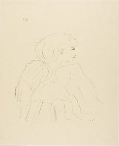 Jane Hading, fra Thirteen Lithographs af Henri de Toulouse-Lautrec