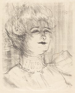 Jeanne Hading, 1896. af Henri de Toulouse Lautrec