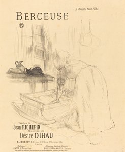 Vuggevisen, 1895-1896. af Henri de Toulouse Lautrec