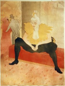 Klovinden, siddende af Henri de Toulouse Lautrec