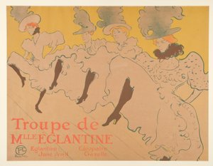Truppen af ​​Mademoiselle Eglantine (Mademoiselle Eglantine af Henri de Toulouse Lautrec