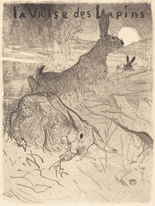 Kaninernes vals, 1895. af Henri de Toulouse Lautrec