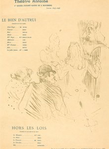 Andres gode; fredløse af Henri de Toulouse Lautrec