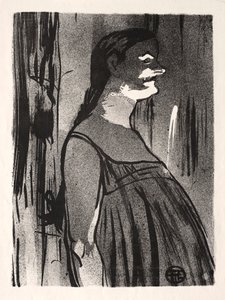 Café-koncerten: Fru Abdala af Henri de Toulouse-Lautrec