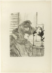Le Margoin (Mademoiselle Louise Blouet) af Henri de Toulouse Lautrec