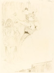 Långiver danser boleroen i "Chilperic" af Henri de Toulouse Lautrec