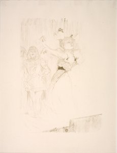 Långiver danser Pas du Boléro, i Chilpéric af Henri de Toulouse-Lautrec