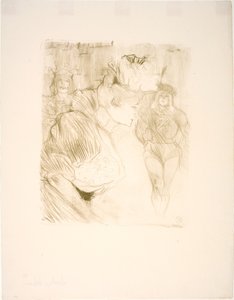 Långiver hilser af Henri de Toulouse-Lautrec