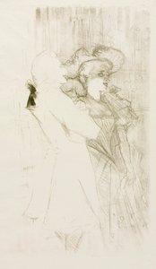 Lender og Auguez i "The Song of Fortune" af Henri de Toulouse-Lautrec