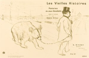 Les Vielles Histoires Titelblatt, 1893 von Henri de Toulouse Lautrec